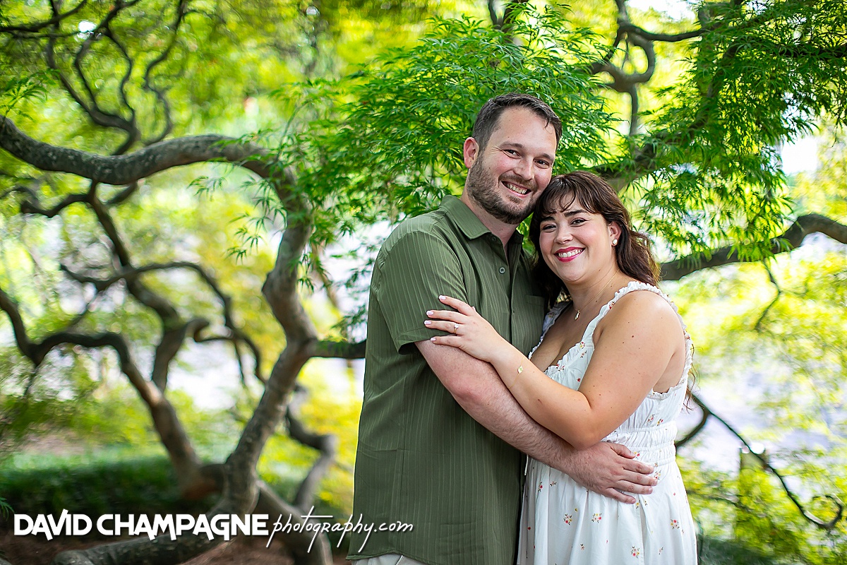 Norfolk Botanical Garden Engagement photos