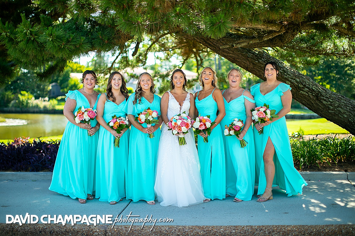 bridesmaid dresses virginia beach Virginia Beach Cavalier Golf and Yacht Club Wedding